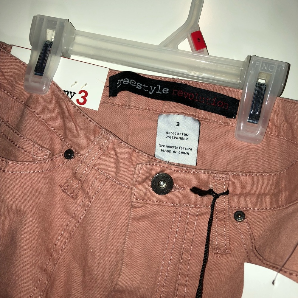 Skinny jeans pastel pink sz 3 freestyle revolution